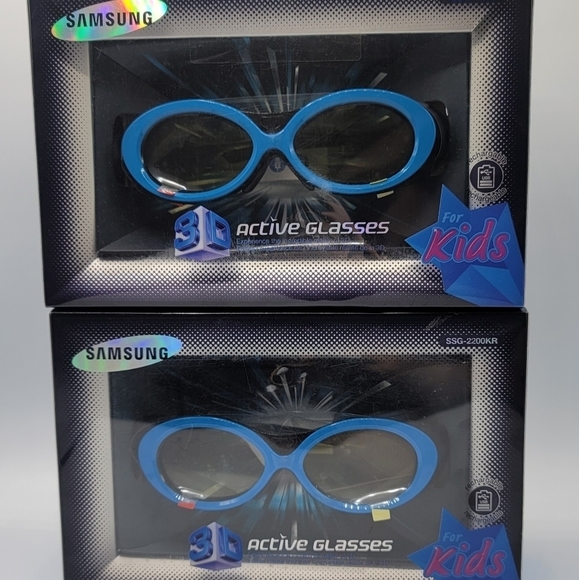 Samsung kids 3D active glasses lot of 2 - Picture 1 of 4
